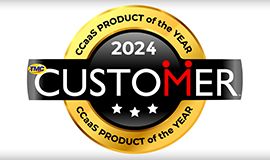 2024 CUSTOMER Contact Center as a Service (CCaaS) Product of the Year Award logo