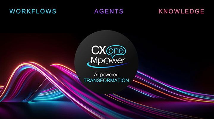 CXone Mpower AI-powered transformation video logo